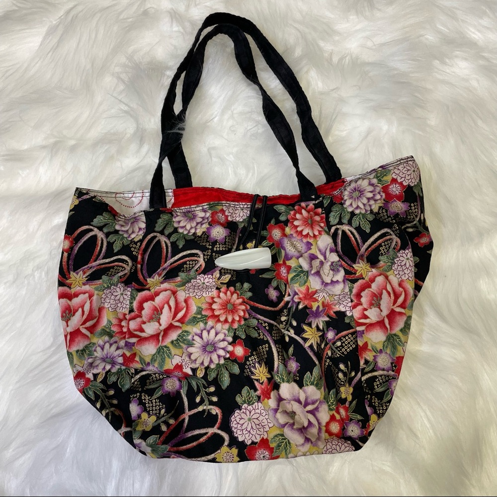 Fabric Floral Purse